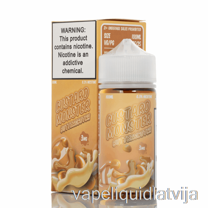 Butterscotch - Olu Krēms - 100ml 0mg Vape šķidrums